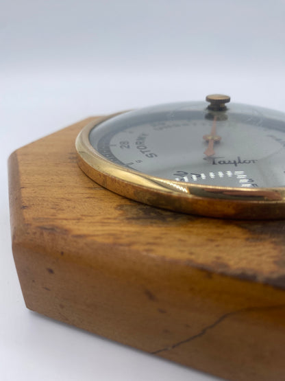 Vintage Taylor Barometer. USA. End of 20. Century