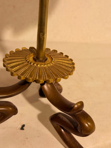 Originalt antikt menneske kranie, med 18K guldtand og udstillingsstativ. (Cranium homo sapiens)