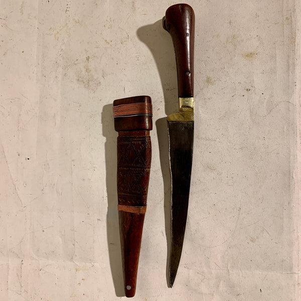 Antik Khyber Choora kniv, Afghanistan. Fra 1800 tallet.