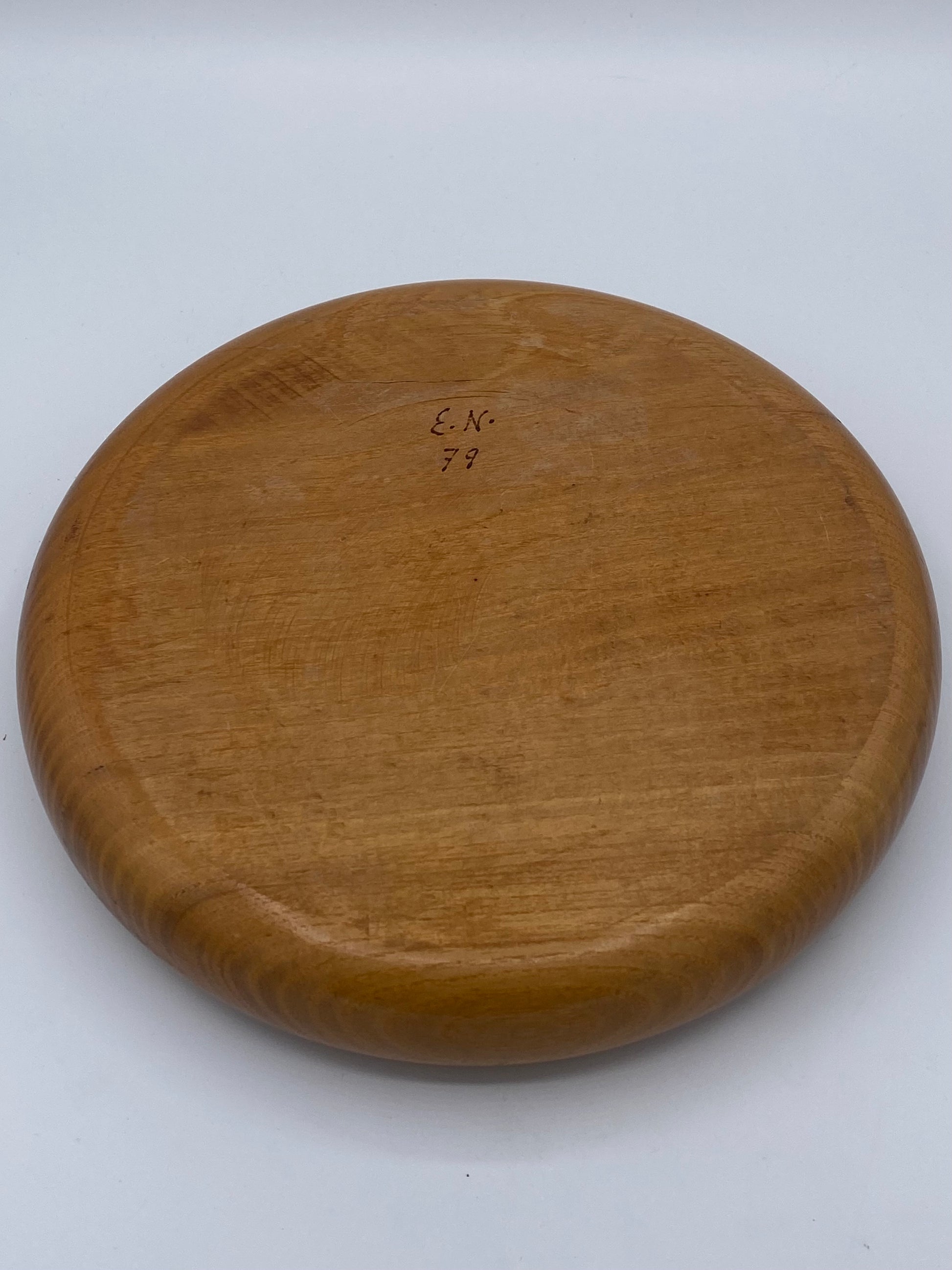 Vintage Danish design fad i Morbær træ. 1979. Signeret