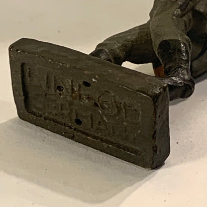 Lineol Dansk soldat, båre bærer, fra 1930érne.