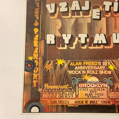 Vintage tjekkisk “American hot wax” filmplakat, fra 1981.