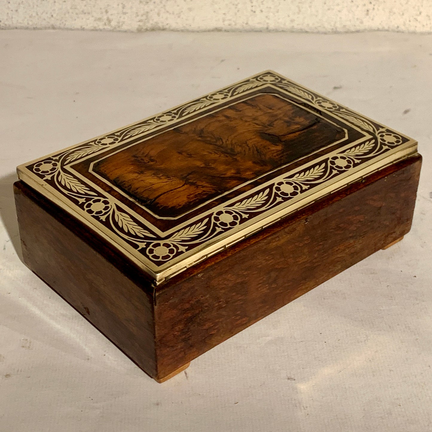 Antique Erhard &amp; Söhne Art Nouveau jewelry box from the early 1900s.