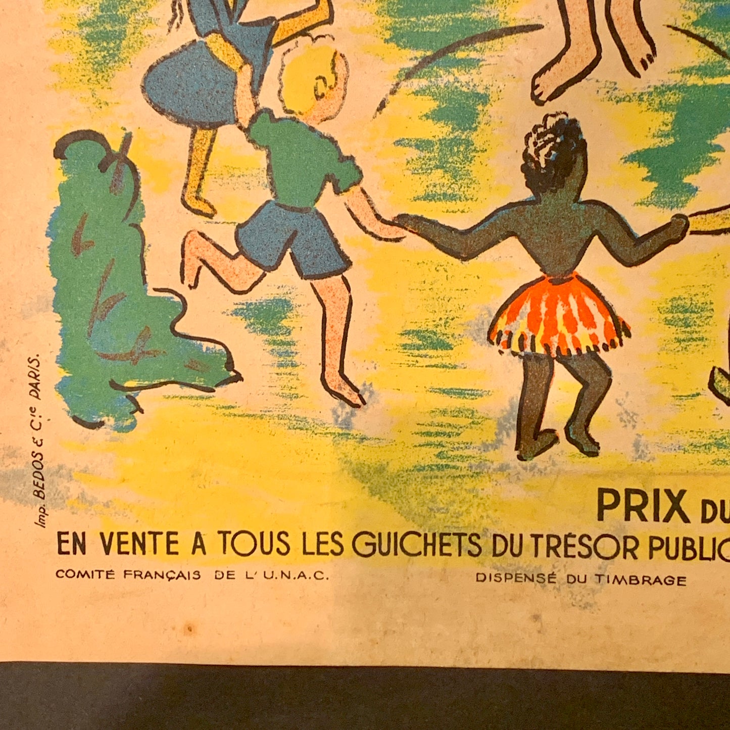 Fransk C.Cantel “tombula Nationale”plakat, fra 1948