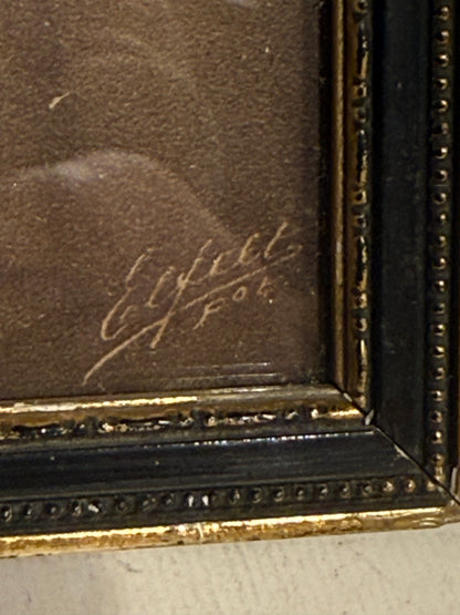 Peter Elfelt(f.1866-1931) Dronning Alexandrine. Antik Dronning billede.