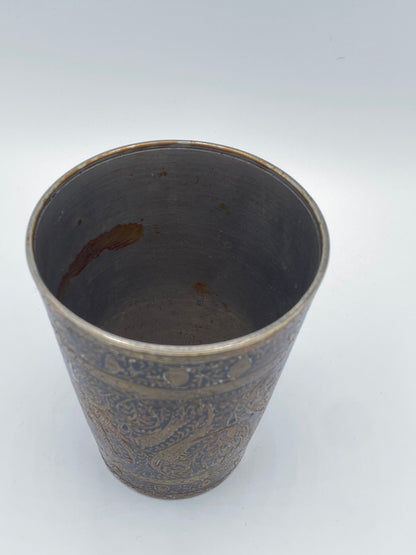 Indisk lassi-bæger, Punjab Britisk Indien. Fra 1909