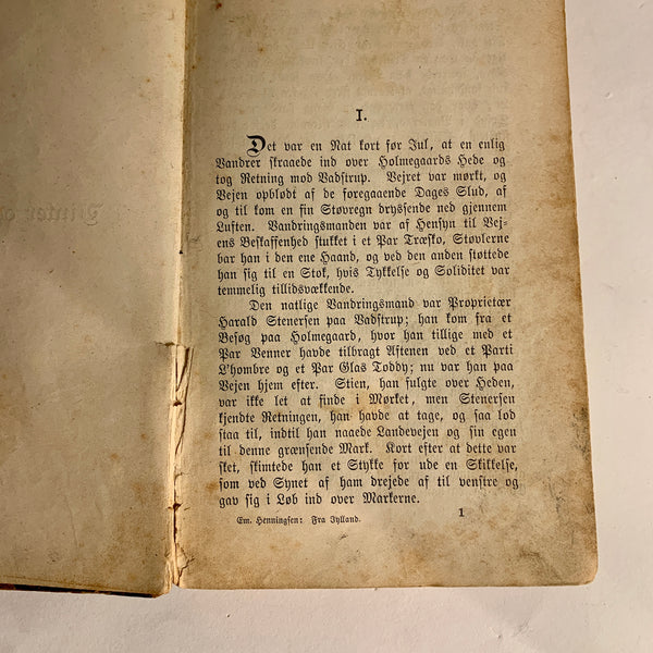 Emanuel Henningsen. Fra Jylland. Antikvarisk bog. 1.Udgave. 1.Oplag. Fra 1881.