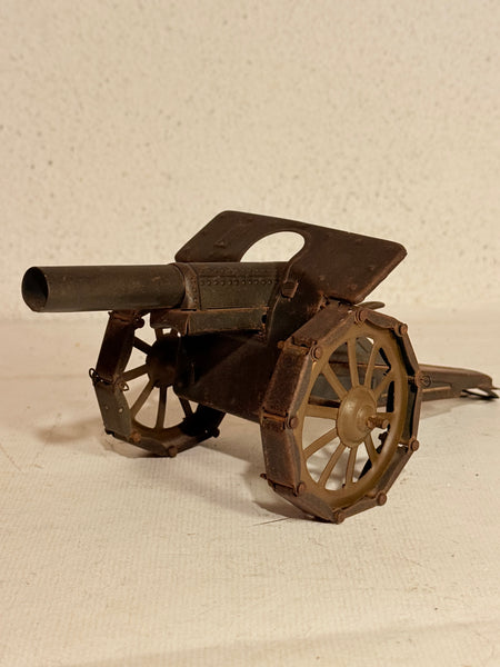 Tysk TIPPCO WW1 blik legetøjs kanon, fra 1910/30érne.