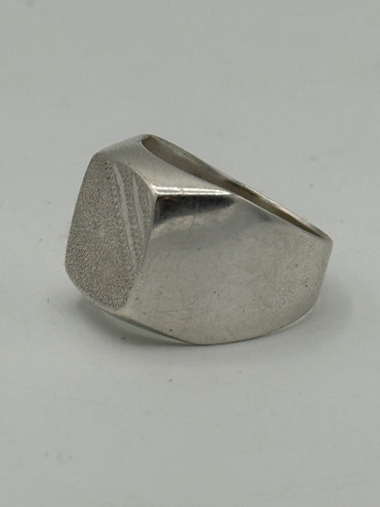Vintage sterling sølv herre signet ring. Midt/slut 20.Årh