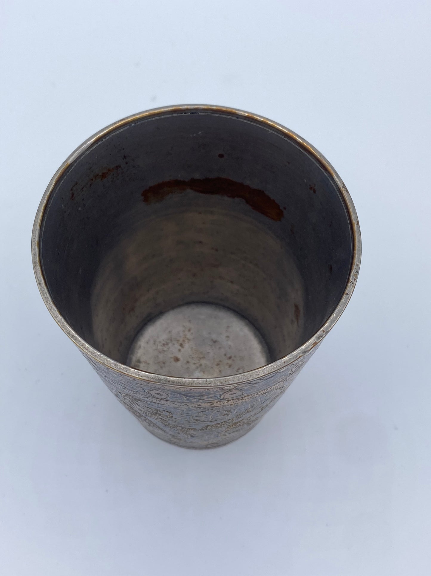 Indisk lassi-bæger, Punjab Britisk Indien. Fra 1909
