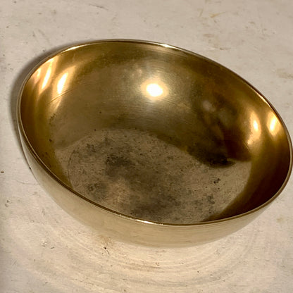 Antique Tibetan bronze singing bowl.