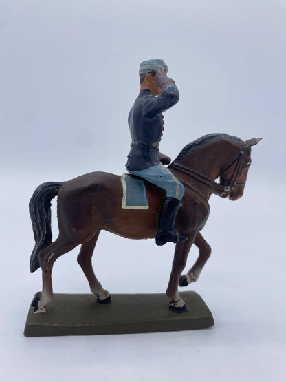 Lineol Kong Christian d. X. til hest