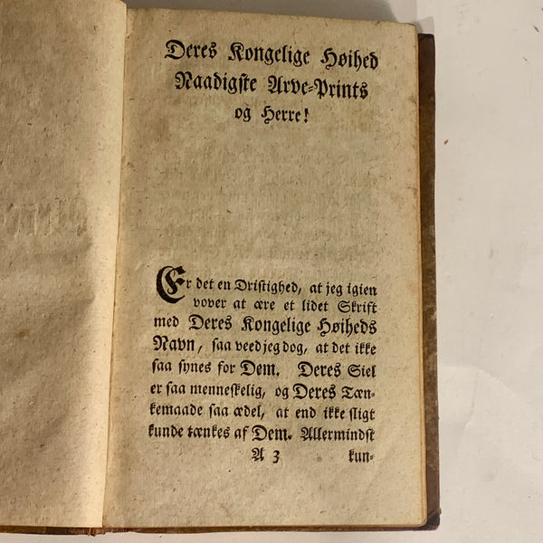 Ove Guldberg (Høegh). Den Naturlige Theologie tillige som en Indledning til den Aabenbarede, fra 1776. 2.Oplag.