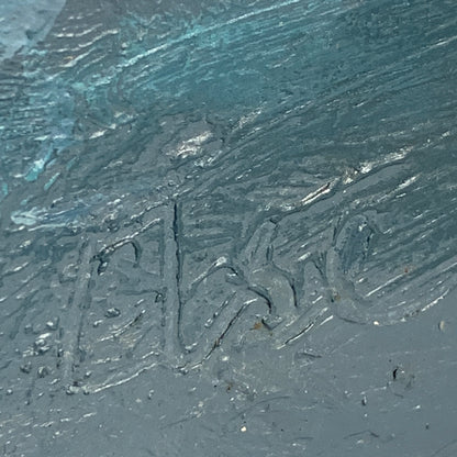 Else Hyldahl (f.193)Abstrakt oliemaleri på lærred, fra 1971.