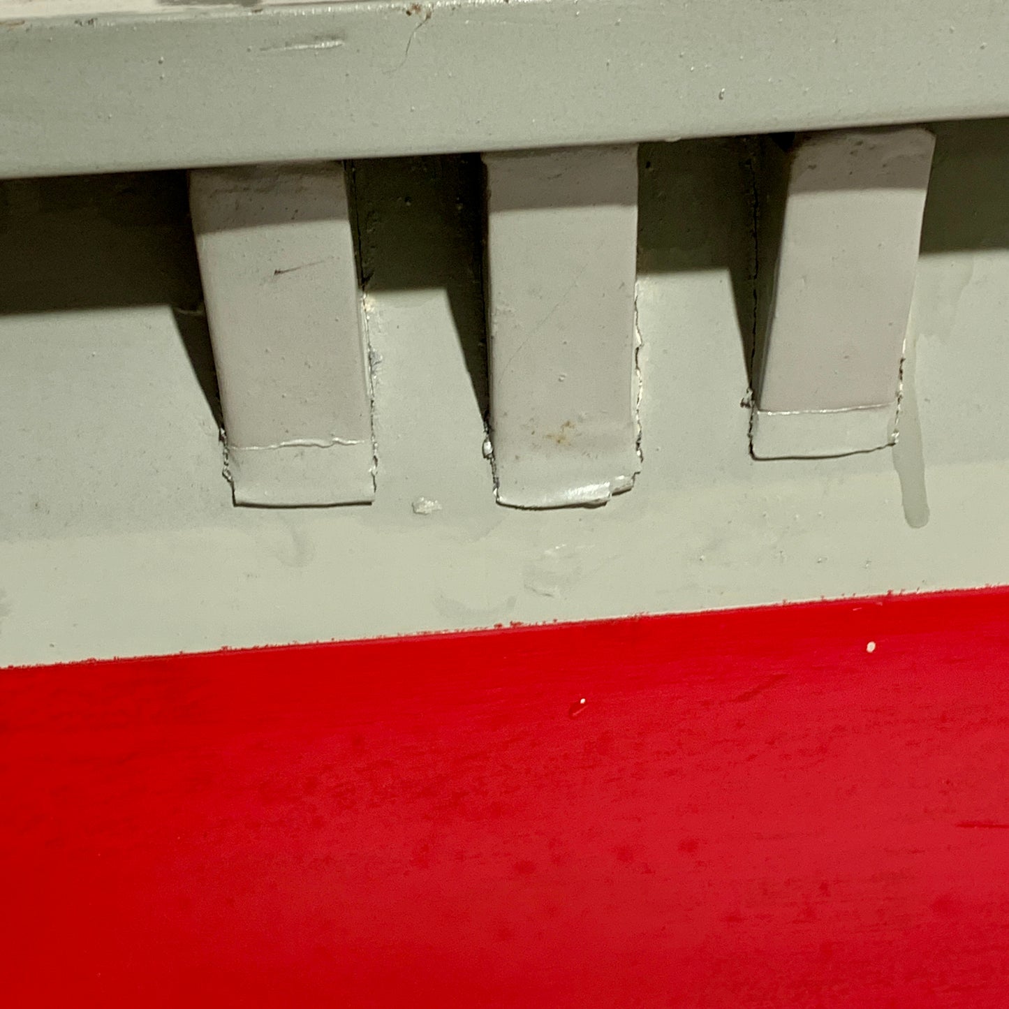 Ældre unikt dansk design træ hangarskib, fra midt 1900 tallet.