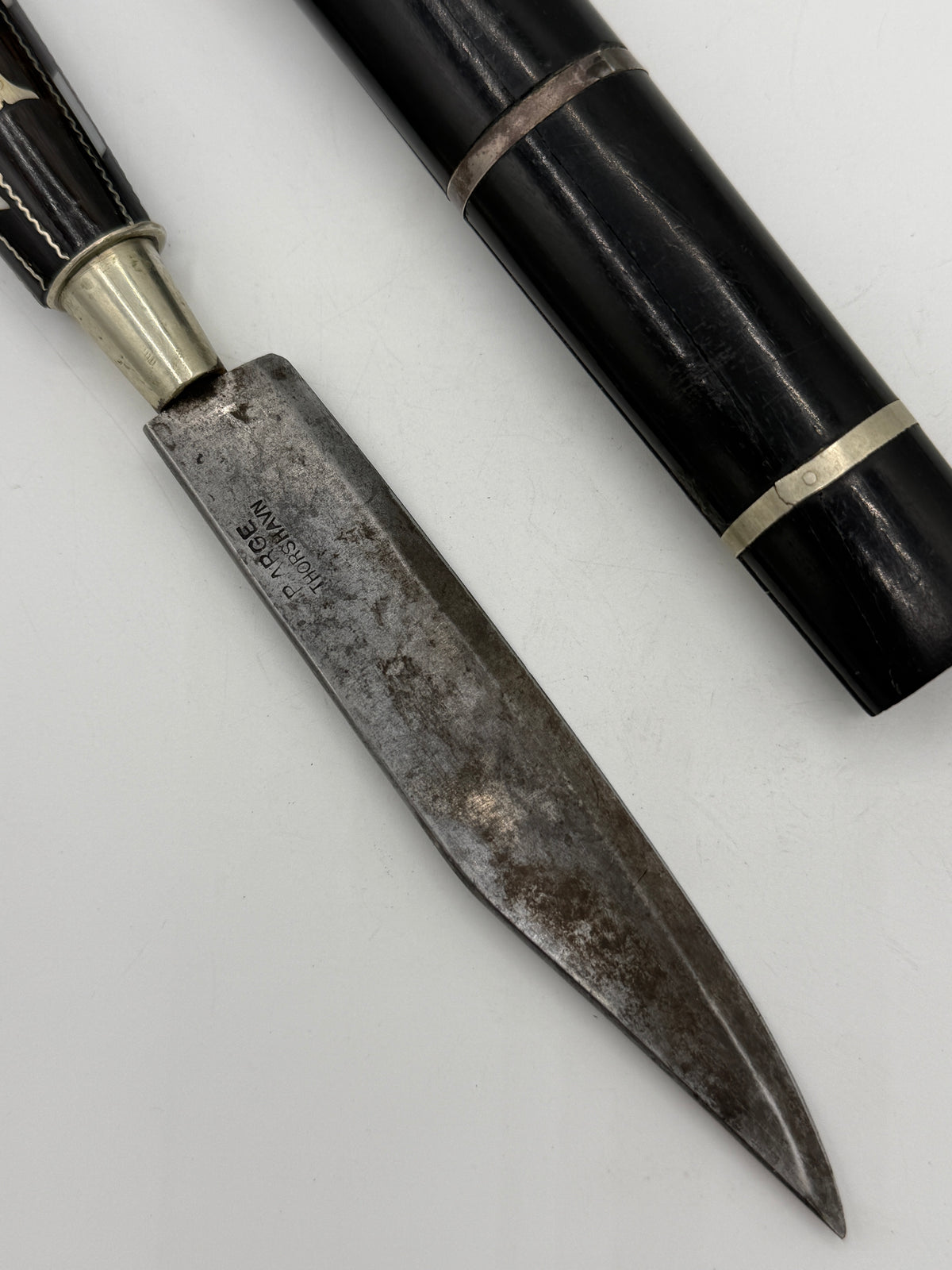 Antique Faroese P. ARGE grindaknívur From late 1800/early 1900s.