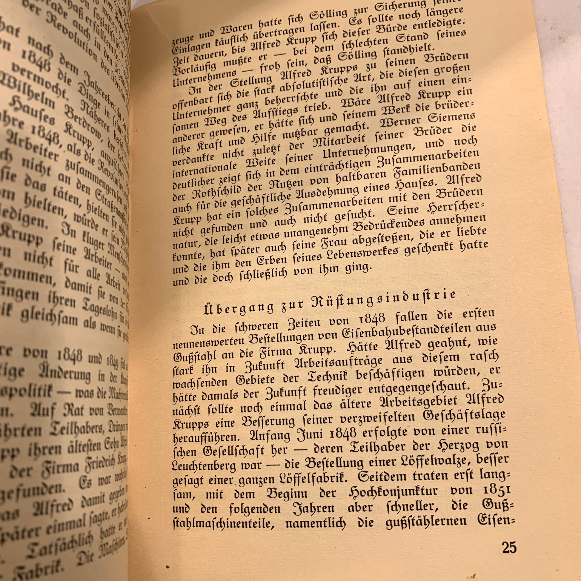 Alfred Krupp von Jacob Strieder, ældre tysk biografi hæfte, fra 1933