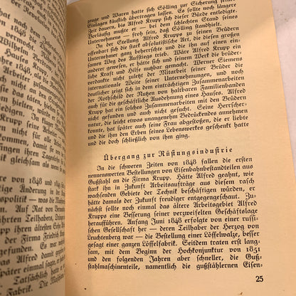 Alfred Krupp von Jacob Strieder, ældre tysk biografi hæfte, fra 1933