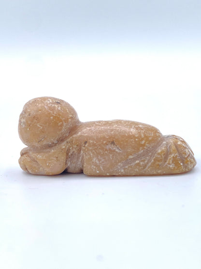 Lille kinesisk He Tong figur, i sten, Kina