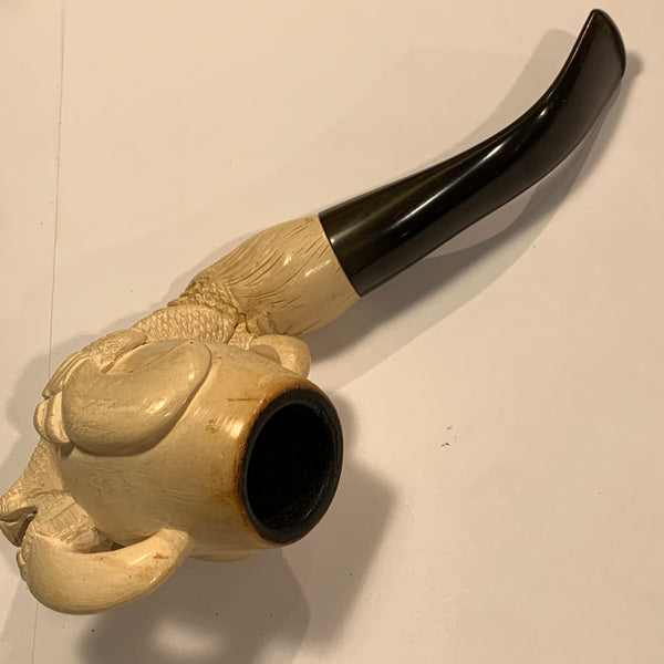 Meerschaum. Vintage “Drageklo” chimney pibe.