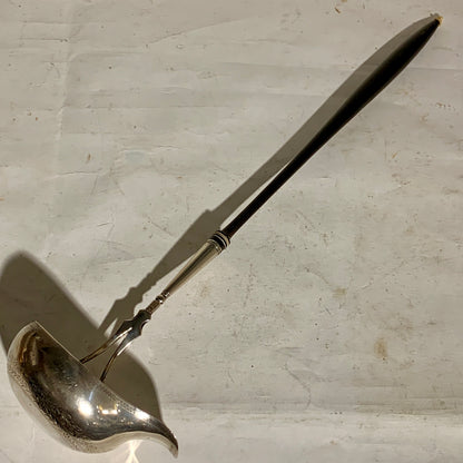 Antik lang sølv punch ske, fra 1842.