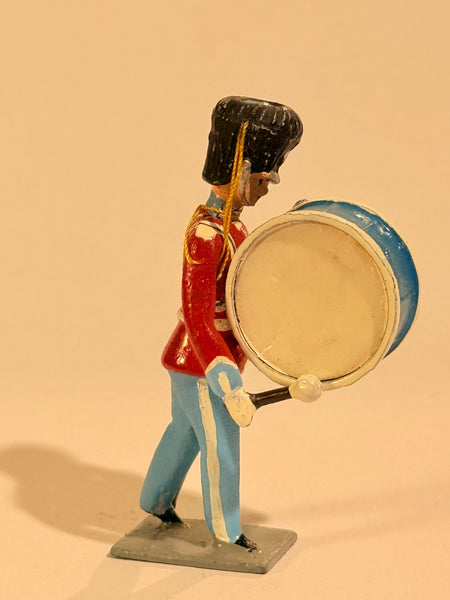 Brigadier Royal Lifeguards tin soldier musician. Bass drum.