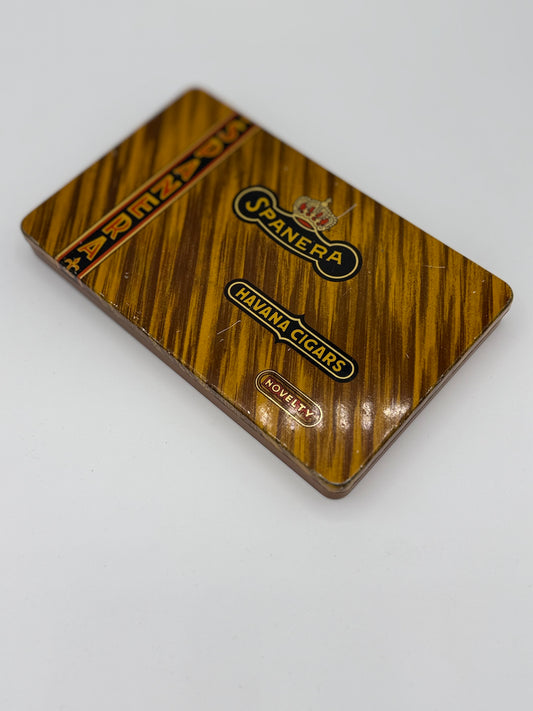 Vintage Spanera Havana cigar blik æske. Fra midt 20.Årh