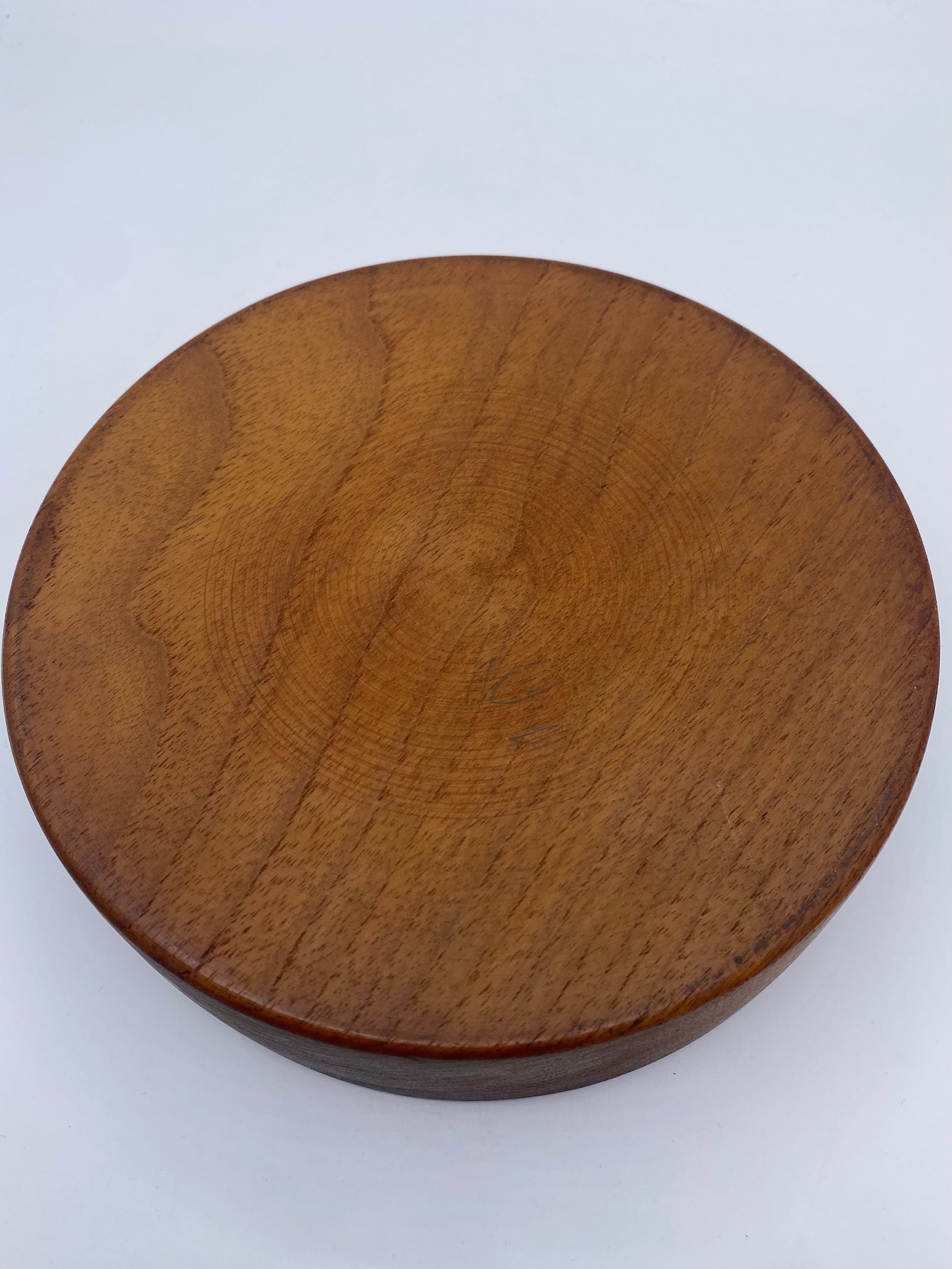 Vintage drejet skål i teak. Dansk. Midt 20. årh