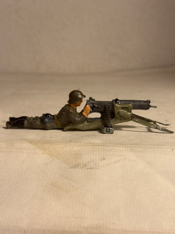 Lineol Dansk soldat maskingevær, fra 1930érne.