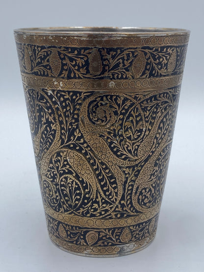 Indisk lassi-bæger, Punjab Britisk Indien. Fra 1909