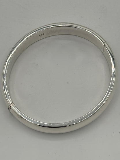 Vintage modernistisk oval Sterlingsølv armring. Fra 1980érne