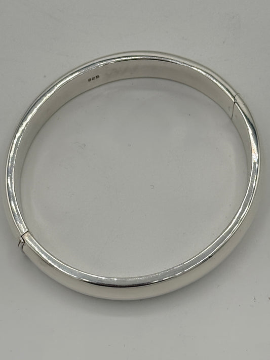 Vintage modernistisk oval Sterlingsølv armring. Fra 1980érne