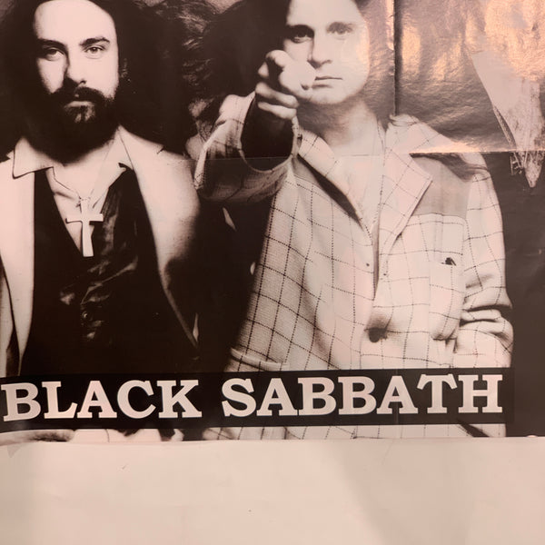 Vintage Black Sabbath plakat, fra 1980érne.