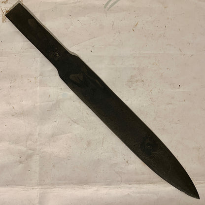 Antik færøsk grindehvals spyd spids. Fra start 1900 tallet.