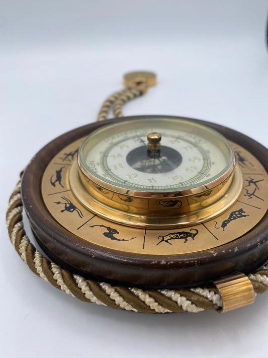 Vintage Barometer med Stjernetegn. Midt 20. årh