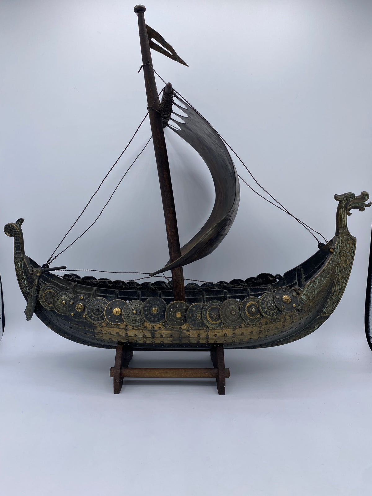 Edward Aagaard, ældre bronze Viking Drageskib, fra 20. årh