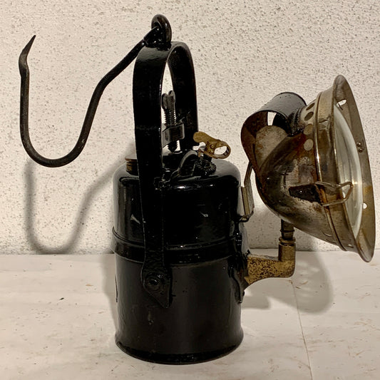 Antik  Lux Acetylen Mine Lampe, nr. 905A. Sverige. Fra start 1900 tallet