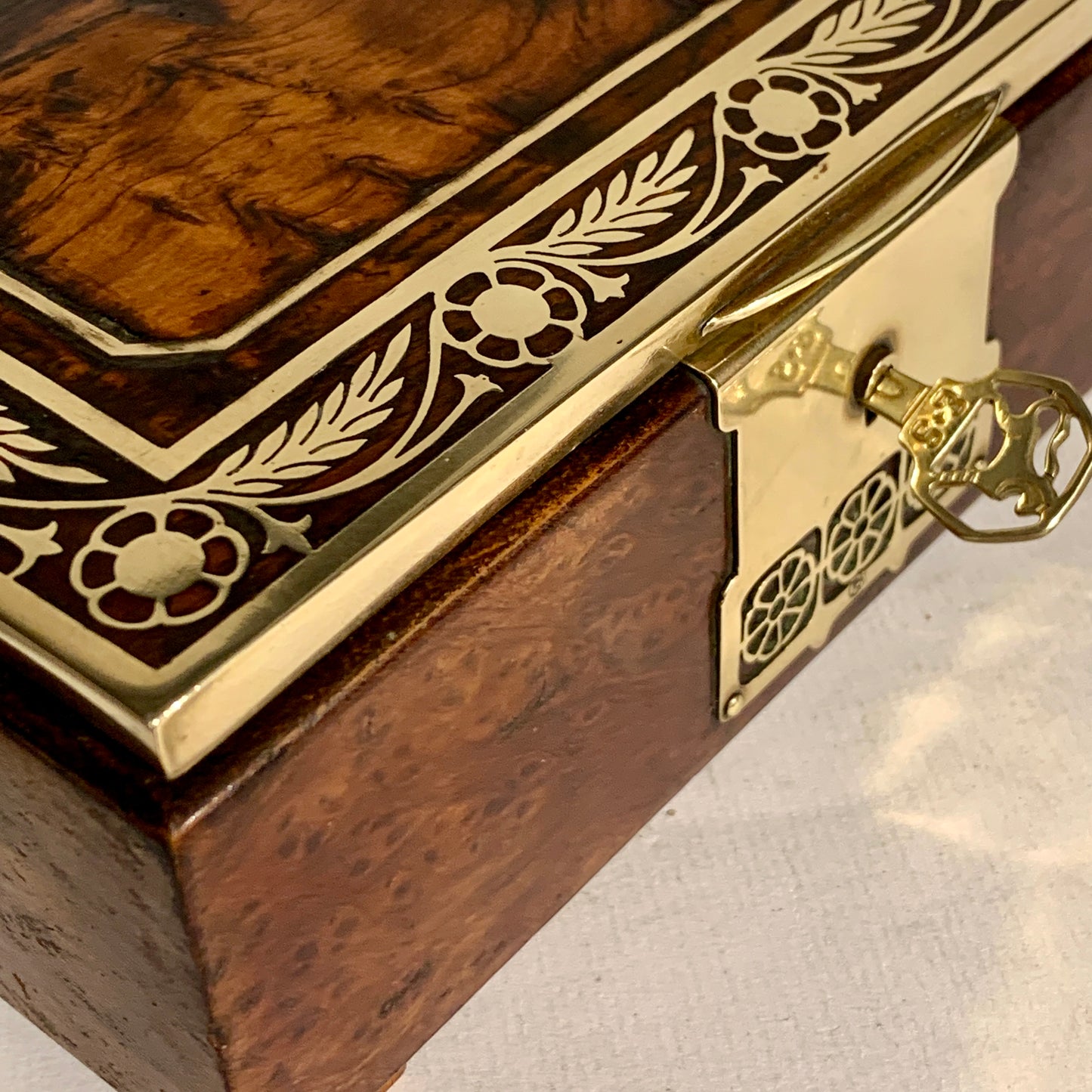 Antique Erhard &amp; Söhne Art Nouveau jewelry box from the early 1900s.