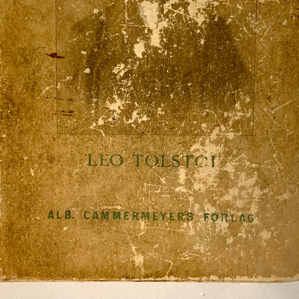 Leo Tolstoy. Opstandelse. Antikvarisk norsk bog. Fra 1900.