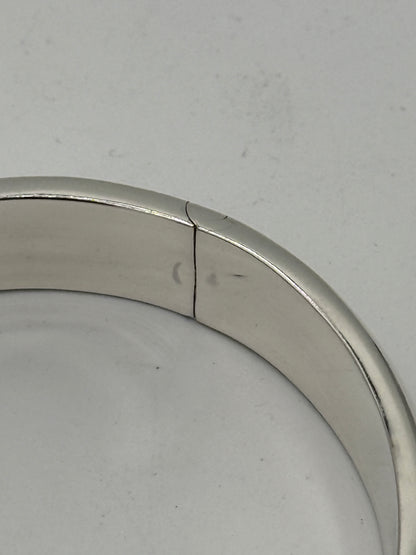 Vintage modernistisk oval Sterlingsølv armring. Fra 1980érne