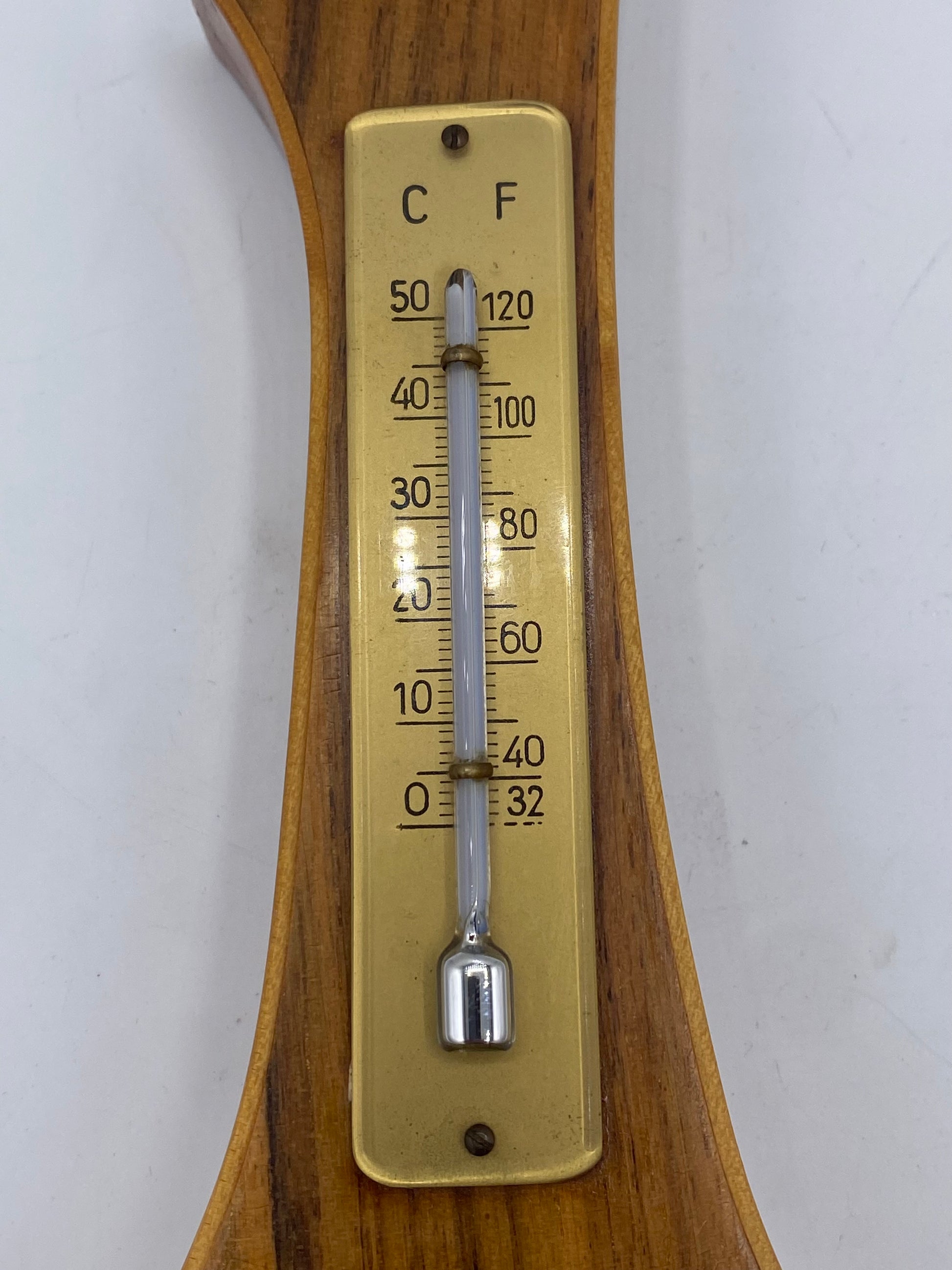 Vintage Barometer med Thermometer. Tyskland. Midt 20. Årh