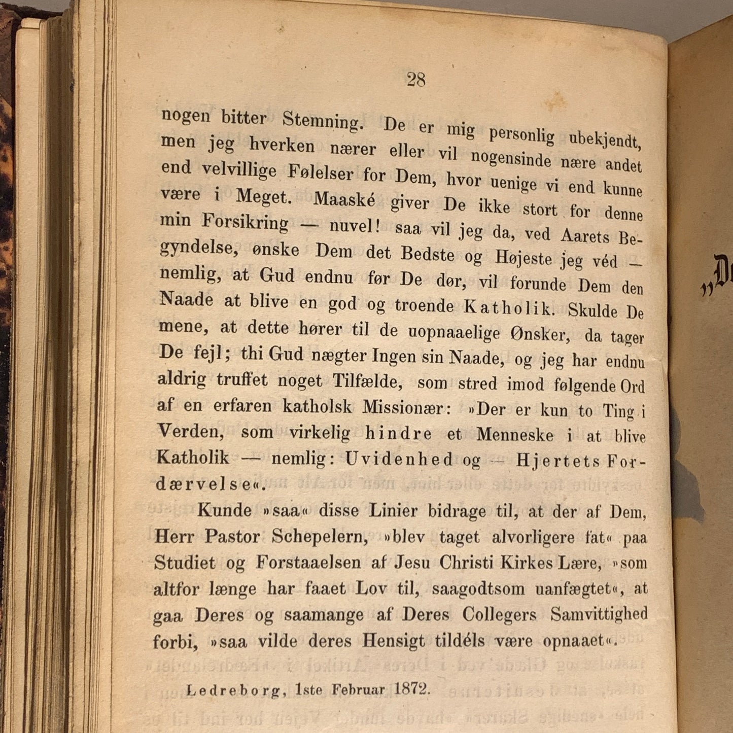 JLGrev Holstein et al. Antiquarian Danish/German collection of Catholic-Protestant debates, from 1845-1872.