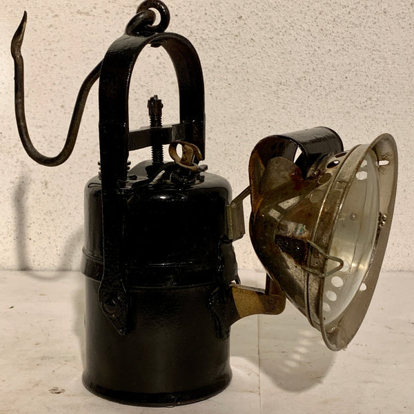 Antik  Lux Acetylen Mine Lampe, nr. 905A. Sverige. Fra start 1900 tallet.