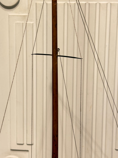 Antik håndbygget Pond Yacht Model. Danmark. Fra 1920érne