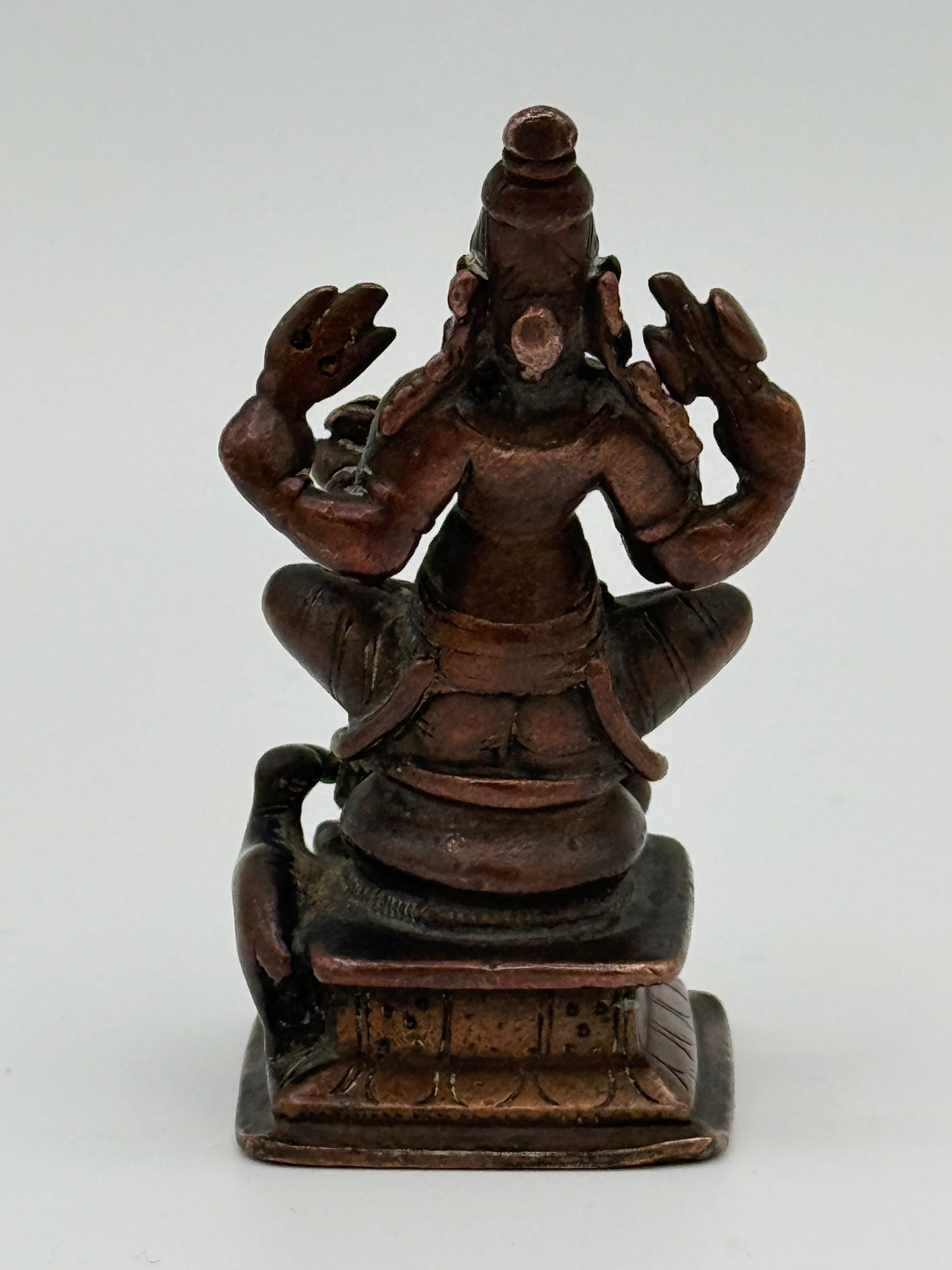 Antik Lakshmi kobber statue. Indien. Fra 17.-19. Århundrede. (Kopi)