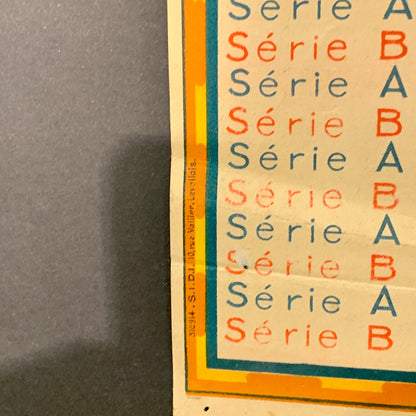 Fransk M.Simon “Loterie Nationale” plakat, fra 1946.