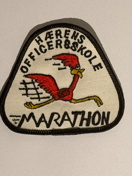 Hærens officersskole Marathon stofmærke.