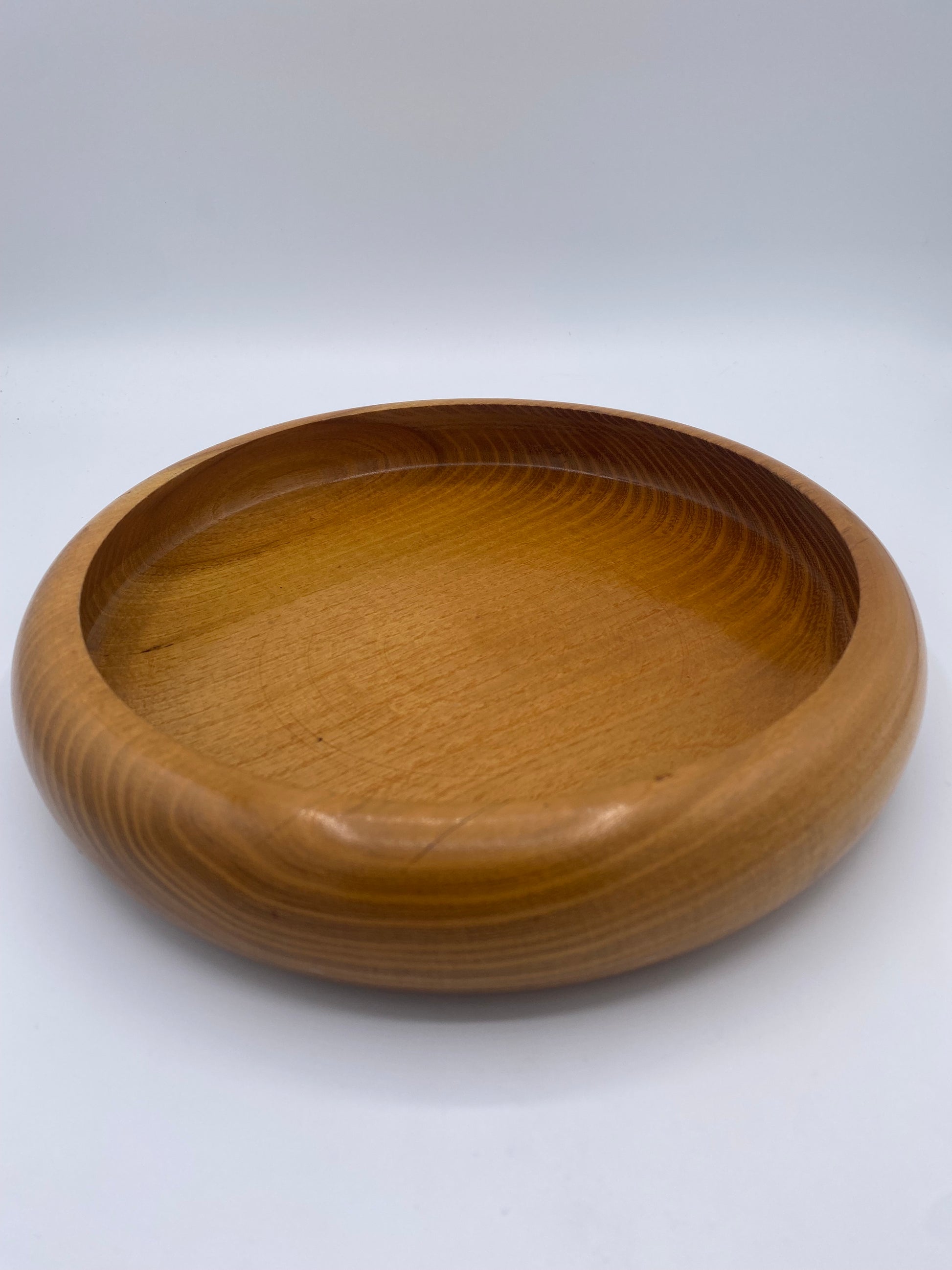 Vintage Danish design fad i Morbær træ. 1979. Signeret