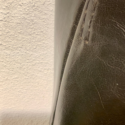 Håndsyet læder skuldertaske, Kim Zoll Designs.