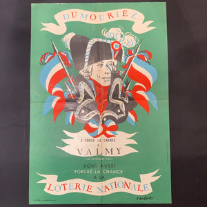 Fransk Carlotti “Loterie Nationale”plakat, fra 1960.